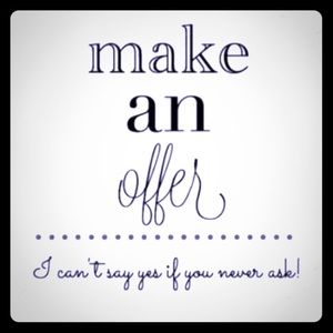 Reasonable offers welcomed!!!